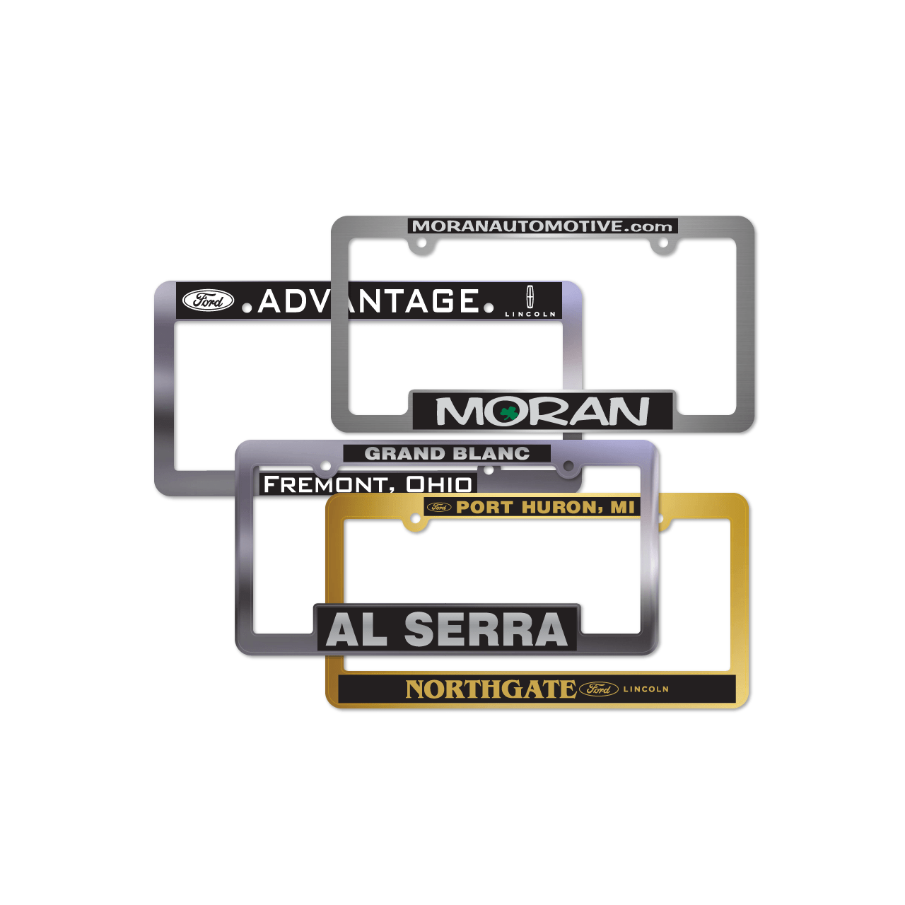 Reflective Tape License Plate Frames