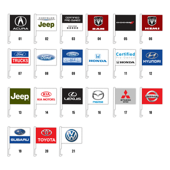 Car Brand Car Flags