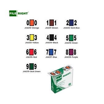 File Right Labels - Number Individual Rolls
