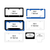 Silk Screened License Plate Frame styles