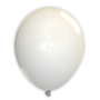 White 17 inch solid Latex Balloon