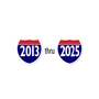 Interstate Sign Full year decals 2013 thru 2024