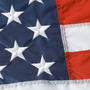 USA nylon flag with embroidered stars