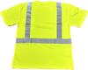 Short sleeve high visibility T-shirt that meets ANSI/ISEA 107-2015 requirements and is constructed with 2" retro-reflective stripes and durable background material in High Visibility Yellow. This garment is designed to enhance the visibility of its wearer in all work lighting conditions and environments when worn properly, and thus maximiz the wearer's safety. This garment is not designed to protect against heat/flame or hazardous materials. Type R, Class 2. 

Features:

100% Polyester Birdseye Mesh

Enhanced Wicking Performance

1 Pocket: Chest