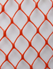 Orange Diamond Safety Fencing. 4'x100' roll. Openings approximately 2"x2".