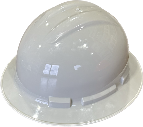 Radians 6 point full brim ratchet hard hat