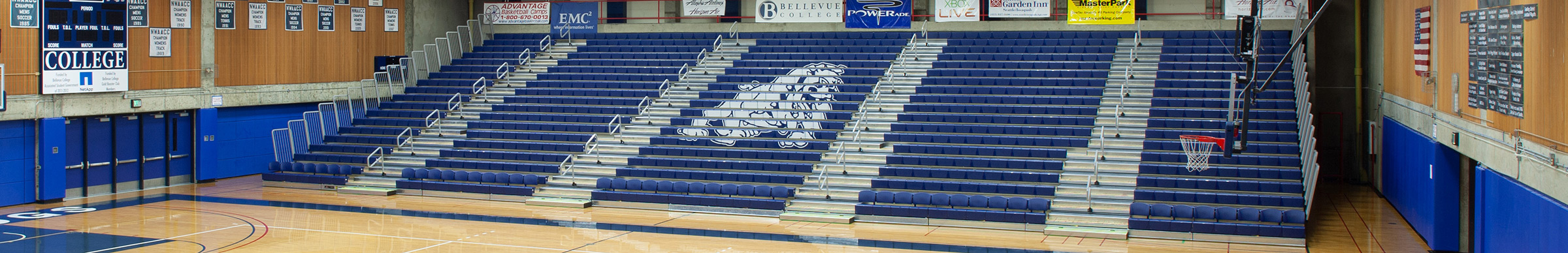 Bellevue High School Gym Bleacher