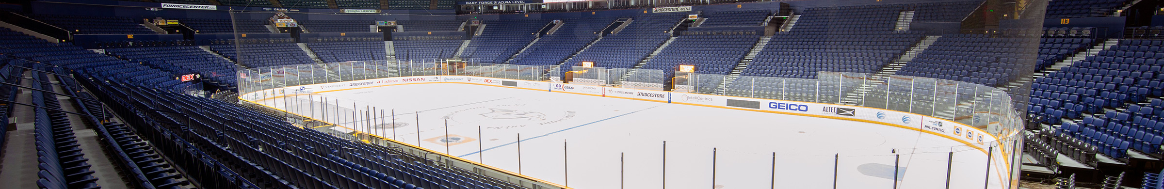 Bridgestone Arena spectator seating