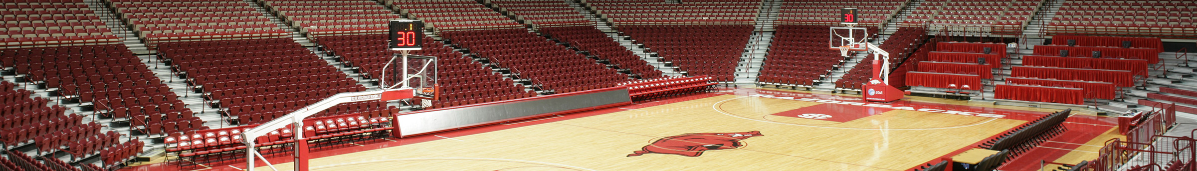 Bud Walton Arena spectator seating