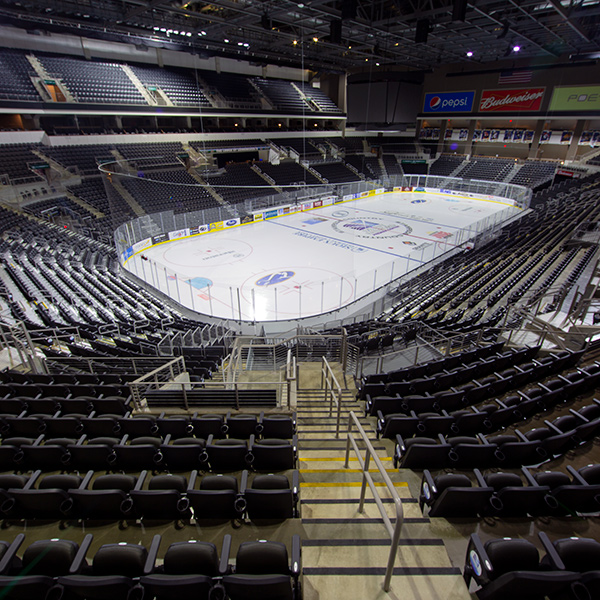 H-E-B Center arena audience seating