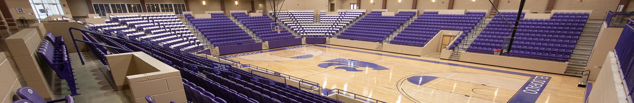 El Dorado High School Gym Bleacher