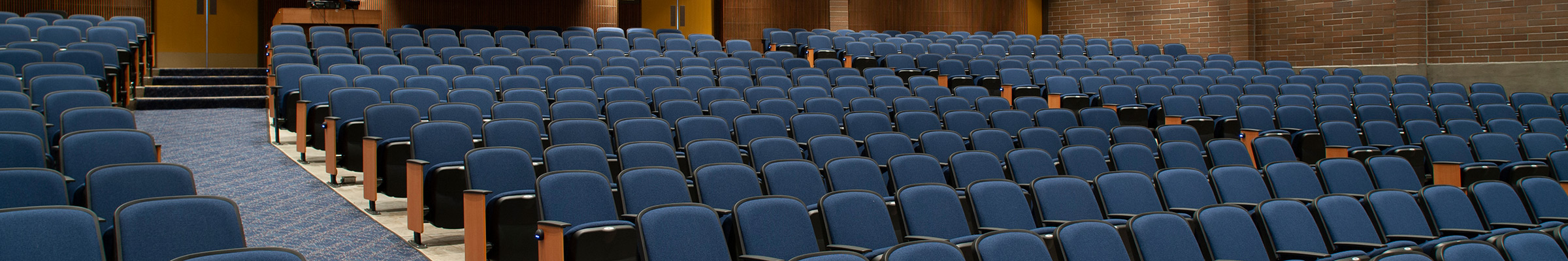 Ferndale High School fixed auditorium chairs