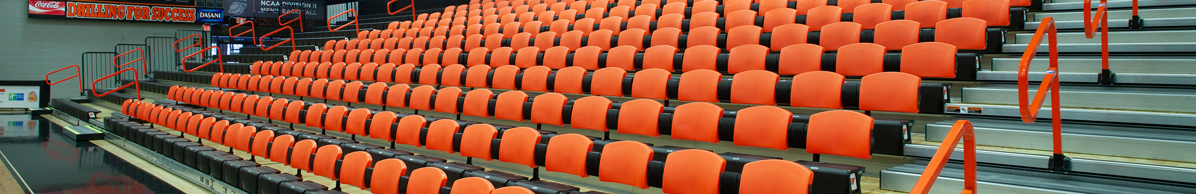 University of Findlay Gym Bleacher