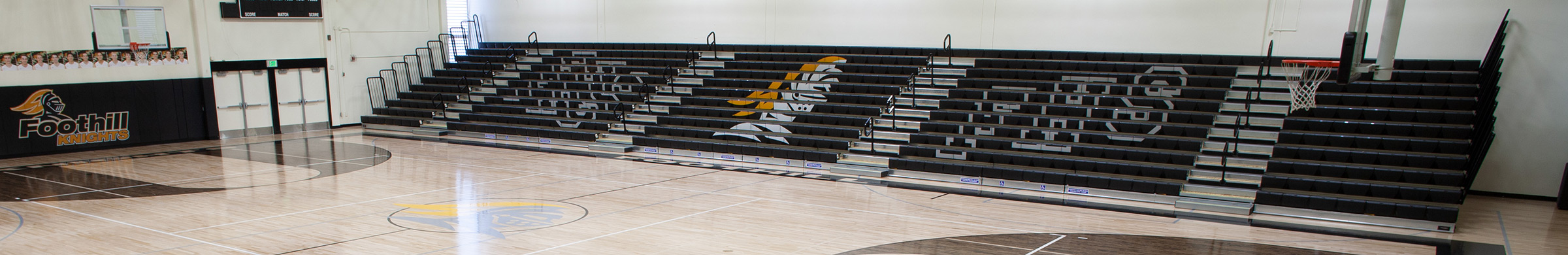 Foothill High School Gym Bleacher