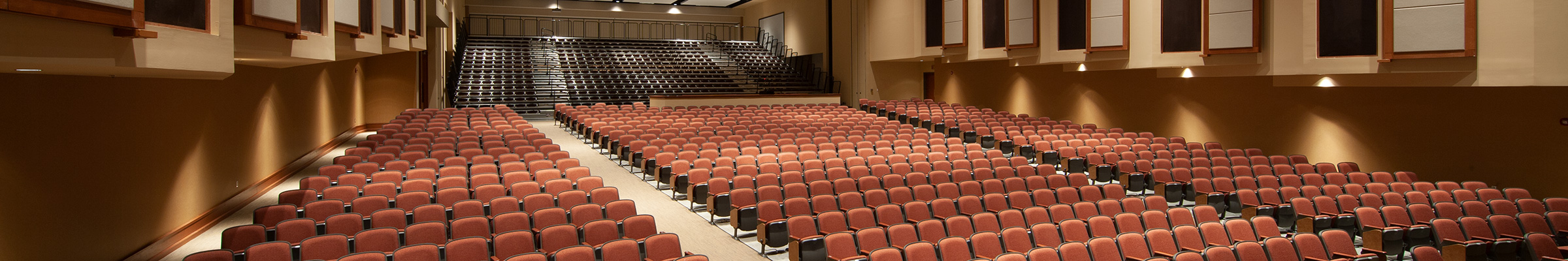 Grand Prairie Center performing arts spectator seating