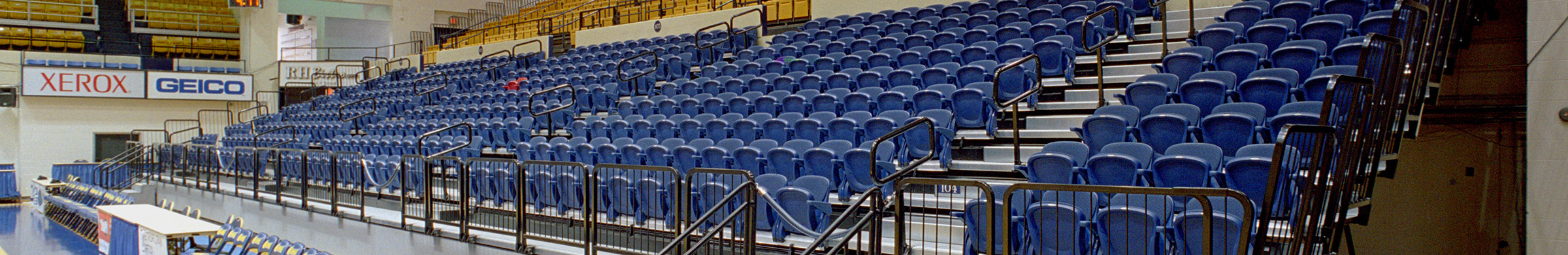 George Washington University Gym Bleacher