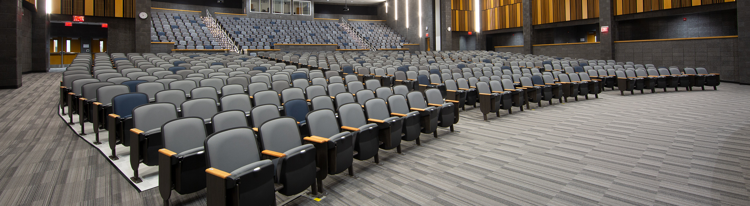 Lightridge High School fixed auditorium seating