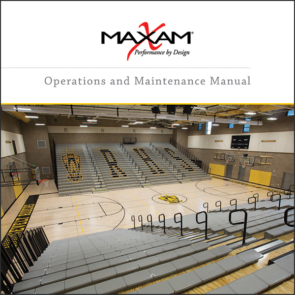 MAXAM telescopic bleacher owners manual