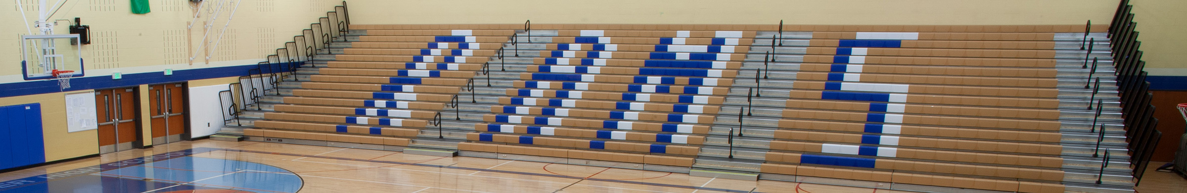 Mt Rainier High School Gym Bleacher