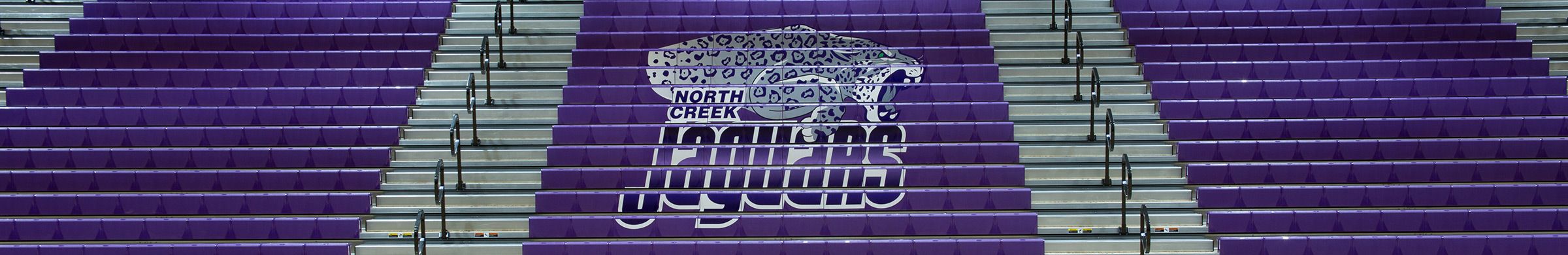 North Creek High School Gym Bleacher