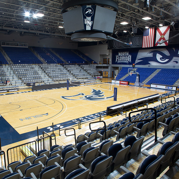 North Florida arena audience seating