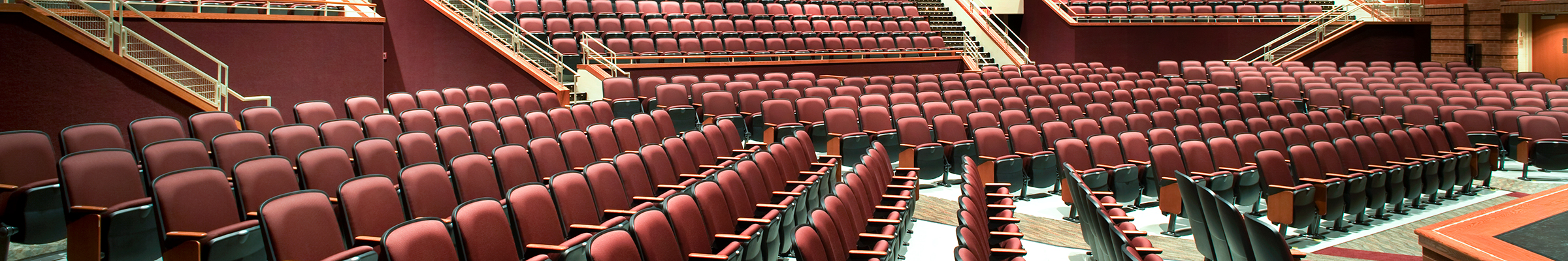 Plainfield High School auditorium chairs