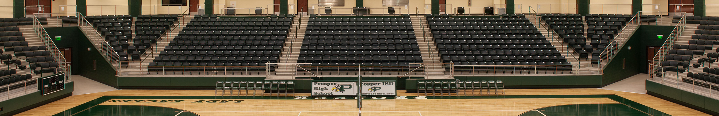 Prosper High School Gym Bleacher