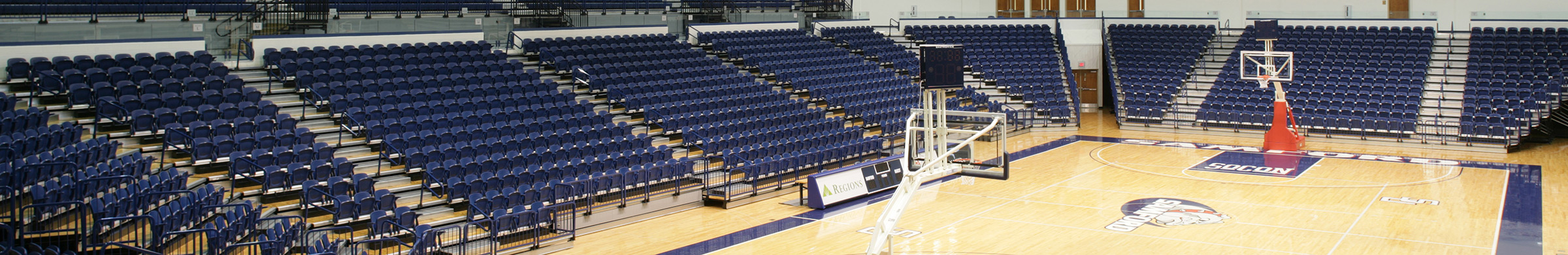 Samford University Gym MAXAM Plus Bleacher