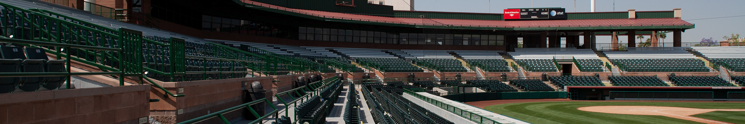 Scottsdale Stadium spectator seating