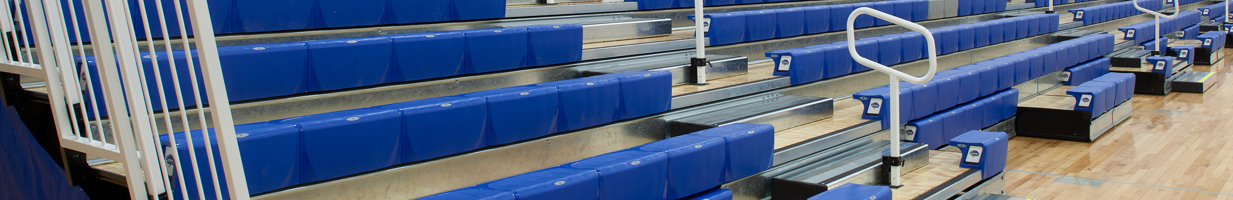 University of New England Gym Bleacher