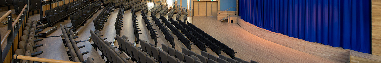 Yarm School performing arts spectator seating