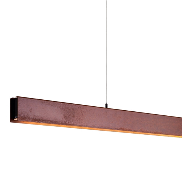 LINEA 1440 Susp. 31+6W LED 3000K Corten IP40