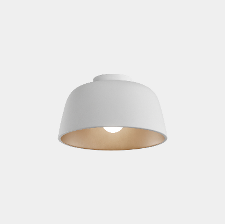 MISO Ceiling light 285mm 15W E27 White/Gold IP20