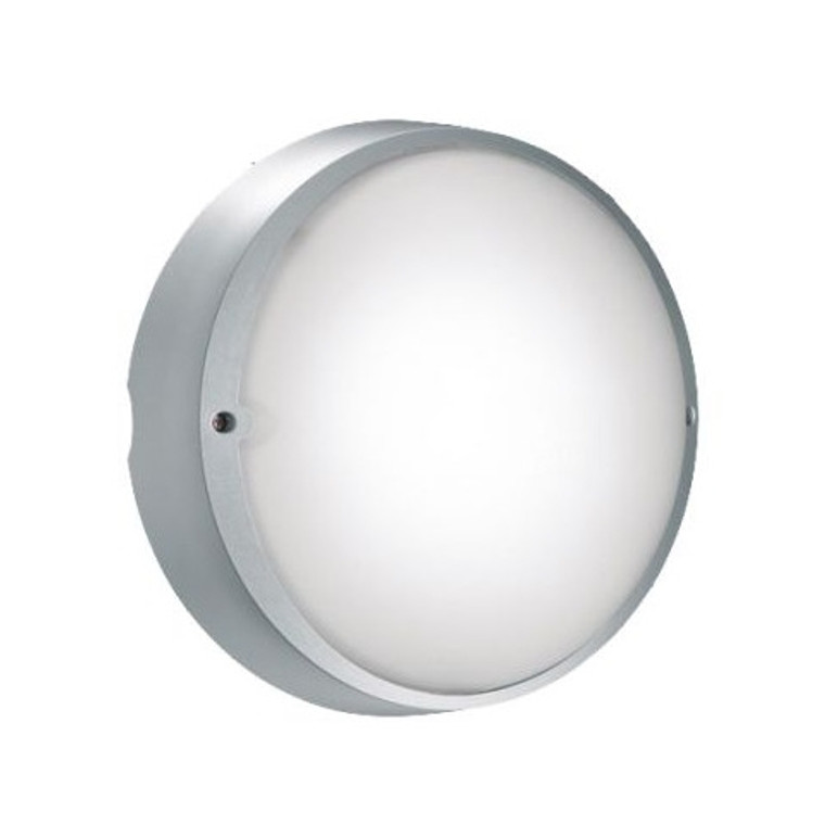 AIRY TONDA 300 Exterior Wall light 1x100W E27 Etched Glass Diffuser Grey  IP54