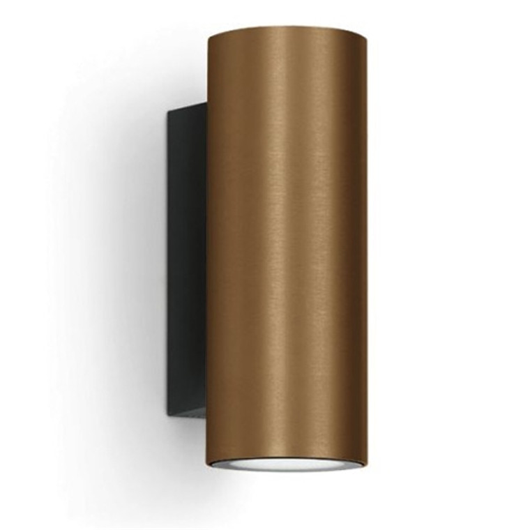 AGO App. Up/Down Ext. Wall 10W LED 3000K 40° Brown IP66
