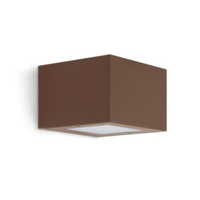 TREND 110 Ext. Wall 7W LED 3000K Trans. Diff. Corten IP66