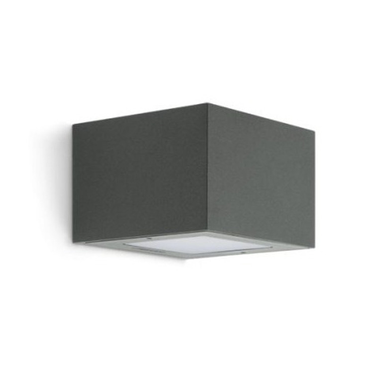 TREND U&D 110 Blade Ext. Wall 7W LED 3000K Trans. Diff. Grey Anth. IP66