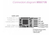 ZIMO MX671N Sub-Micro DCC Function Decoder - NEM651 6-pin Integral Connector