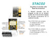 ZIMO STACO2B Adapter Board - NEM662 Next18 Integral Connector to Hardwire w/ STACO Super Cap Stay-Alive Controller w/ 2x Mini 1F Gold Caps