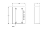 SBS4DCC Plastic Single Compact Throttle Holder for ESU 50114 ECoS Mobile Control II Remote Control Handset