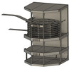SBS4MRR N Scale 24-Series Tri-Level 48x48 Helix End Module