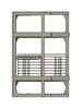 SBS4MRR N Scale 24-Series Tri-Level 48x48 Helix End Module