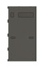 SBS4MRR N Scale 24-Series Tri-Level 36x36 Corner Module