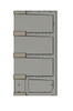 SBS4MRR N Scale 24-Series Tri-Level 36x36 Corner Module
