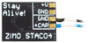 ZIMO STACO4 Super Cap Stay-Alive Controller w/ 2x Micro 0.3F Gold Caps