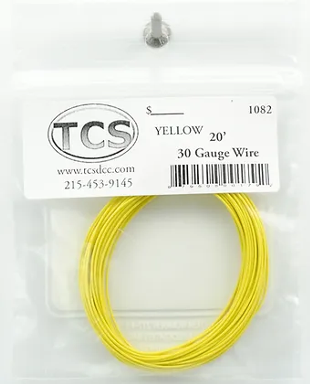 TCS 1082 30 Gauge Wire - 20ft Yellow