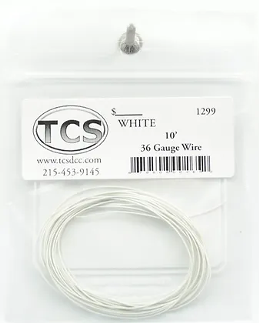 TCS 1087 30 Gauge Wire - 20ft White