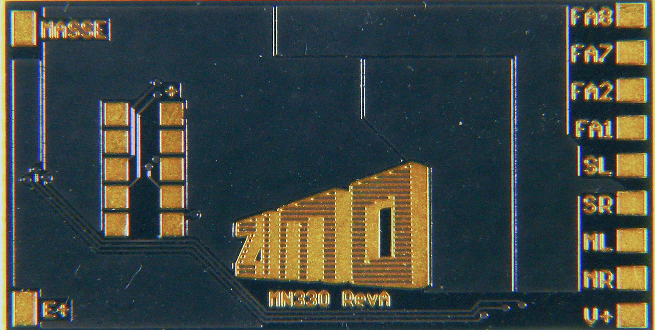ZIMO MN330R Standard DCC Decoder - NEM652 8-pin Wired Connector