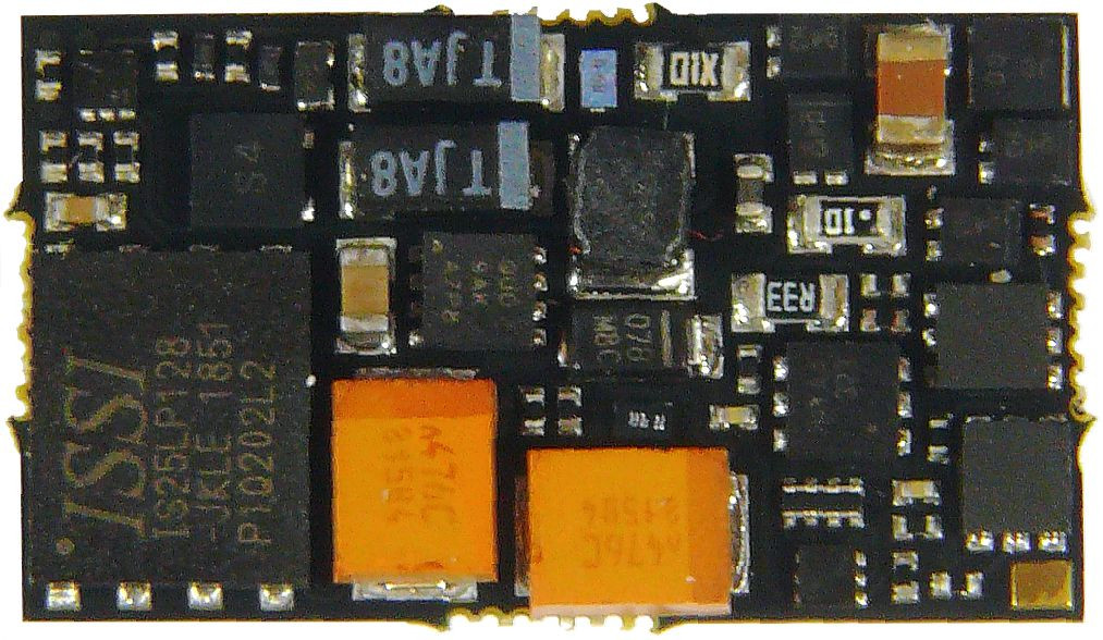 ZIMO MS480P16 Sub-Micro DCC Sound Decoder - NEM658 PluX16 Integral