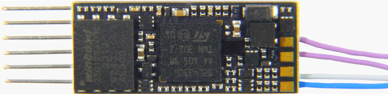 ZIMO MS491N Micro DCC Sound Decoder - NEM651 6-pin Integral Connector